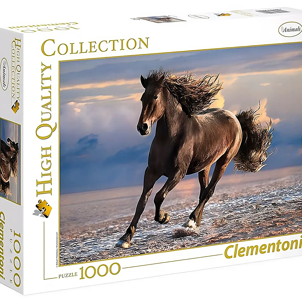 Clementoni Puzzle High Quality Collection Pferd 1000Teile