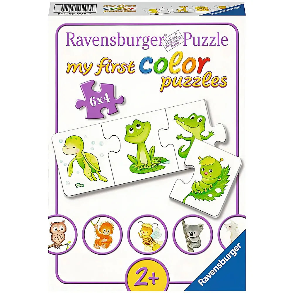 Ravensburger Puzzle Meine liebsten Tierkinder 6x4