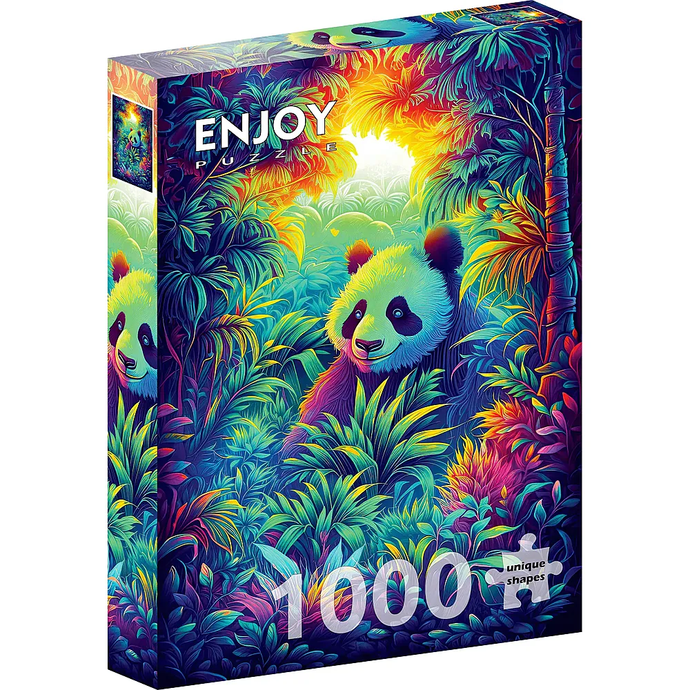Enjoy Puzzle Panda Corner - 1000 Teile
