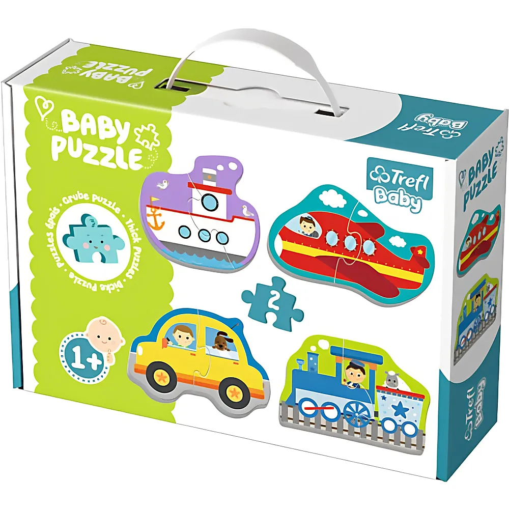 meinspielzeug - Trefl 4 Baby Puzzles 4x2 | Kleinkind-Puzzle