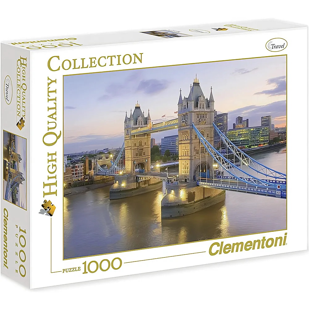 Clementoni Puzzle High Quality Collection Tower Bridge 1000Teile