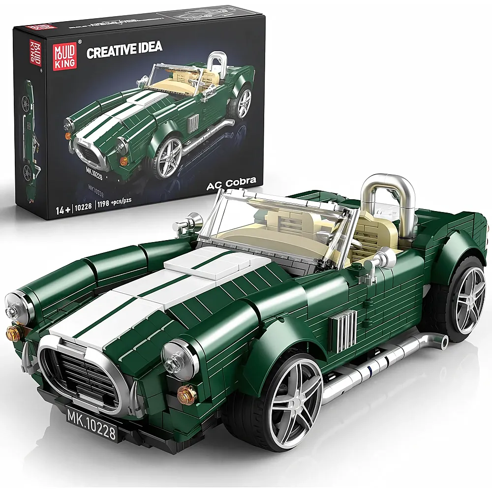 meinspielzeug - Mould King Creative Idea Cobra Sportwagen 10228 | Klemmbausteine Fahrzeuge