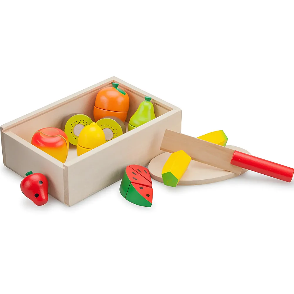 New Classic Toys Bon Appetit Schneide-Spiel Obstkiste