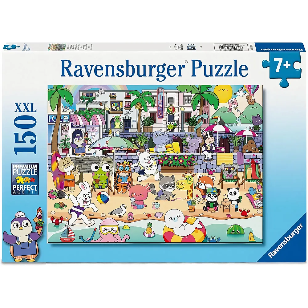 Ravensburger Puzzle Spass an der Strandpromenade - 150 Teile - Puzzle 105-300 Teile