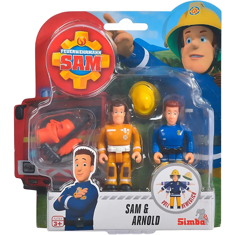 Simba Feuerwehrmann Sam Sam und Arnold | Lizenzfiguren