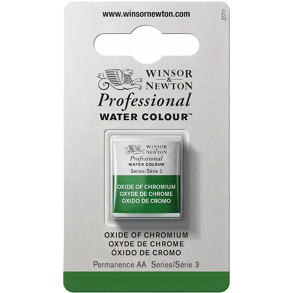 Winsor & Newton Professional Water Colour Aquarellfarbe Chromoxid - 1/2 Napf