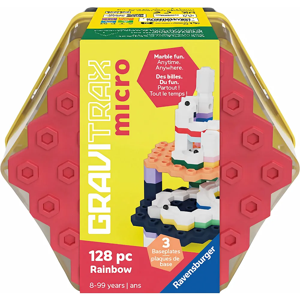 Ravensburger GraviTrax micro Rainbow - 128 Teile - Kugelbahn
