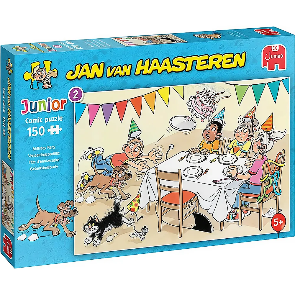 Jumbo Puzzle Jan van Haasteren Geburtstagsparty 150Teile