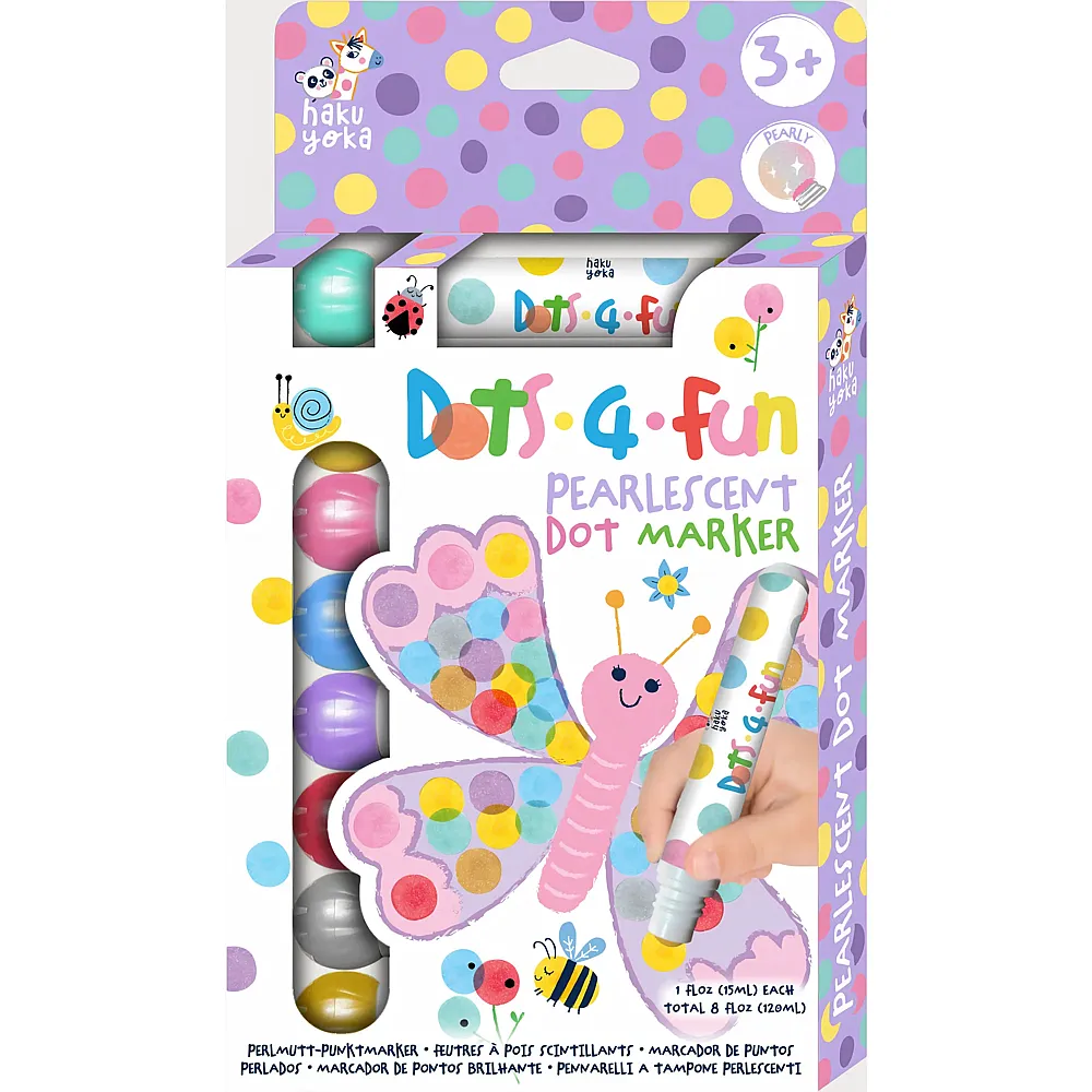 Hakuyoka 8 Punktmarker perlmutt