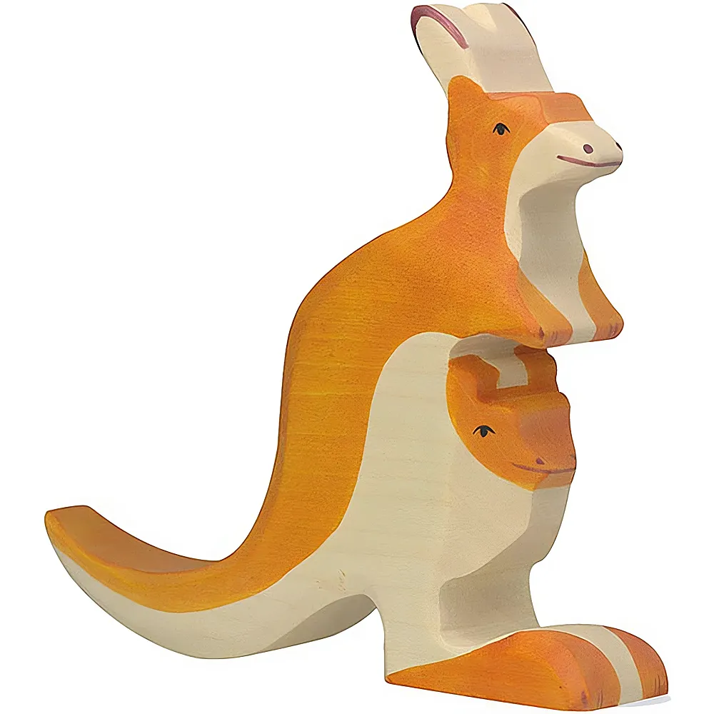Holztiger K�nguruh mit Jungem | Wildtiere