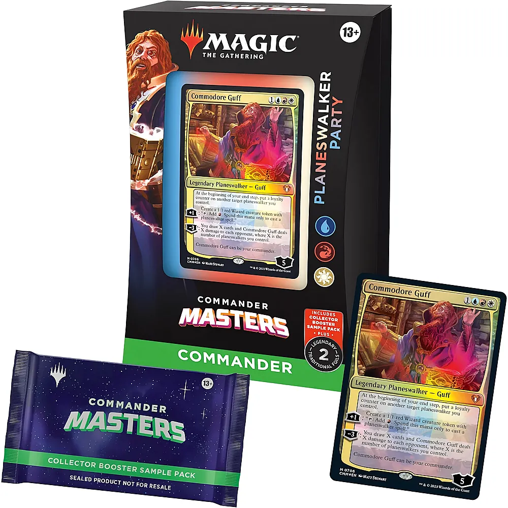 Magic The Gathering Commander Masters Commander Deck - Planeswalker Party - Englisch