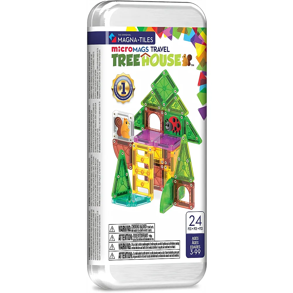Magna-Tiles microMags Baumhaus - 24 Teile