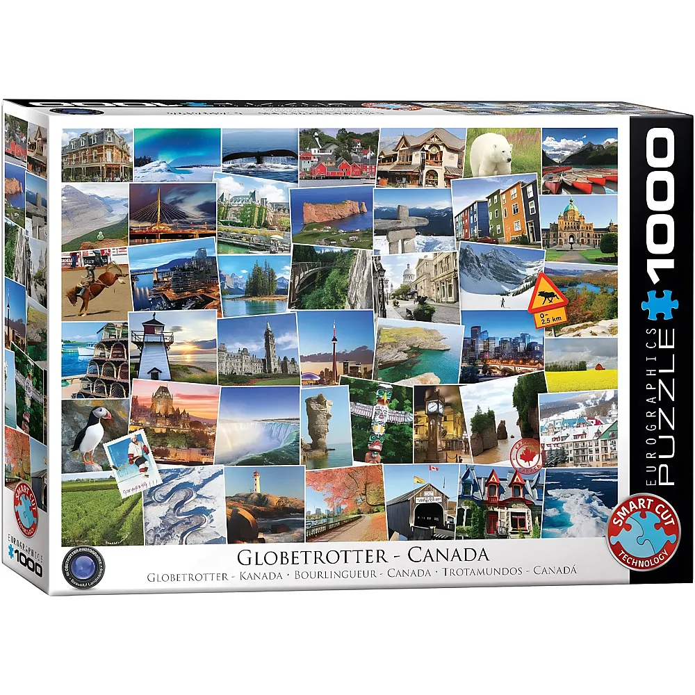 Eurographics Puzzle Globetrotter - Kanada - 1000 Teile | Puzzle 1000 Teile