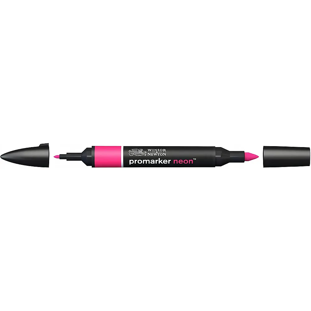 Winsor & Newton Promarker Stift mit 2 Spitzen Neon Rosa Elektrisch