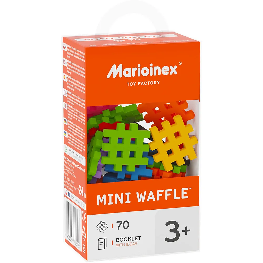 Marioinex Mini Waffle 70 Teile Bauset mit Waffelbl�cken,