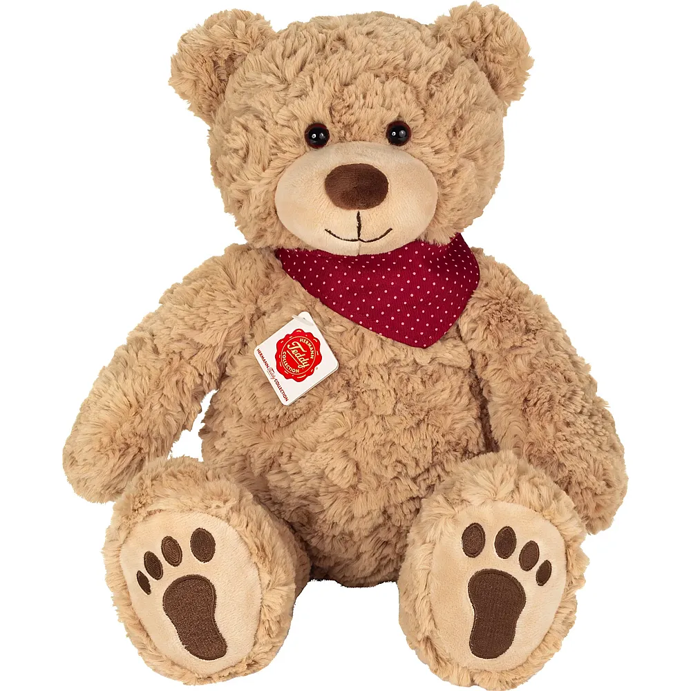 Teddy-Hermann Teddy Chilly mit rotem Halstuch - 40 cm