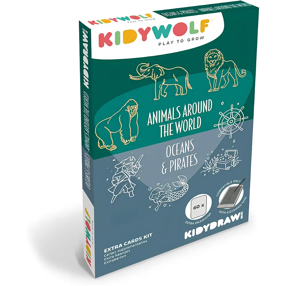 Kidywolf Nachf�llpack Wilde Tiere und Piraten zu Designtafel