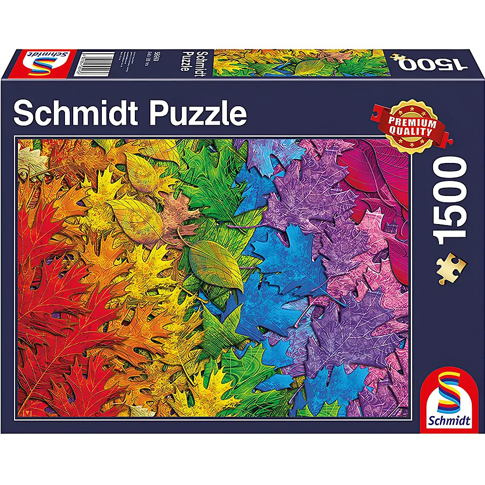 Schmidt Puzzle Bunter Bltterwald 1500Teile