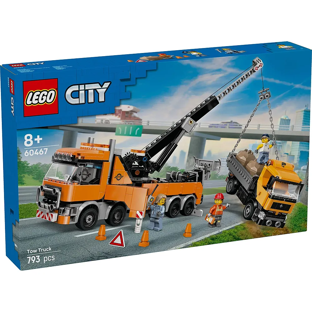 LEGO City Schwerlast-Abschleppwagen mit Kran 60467