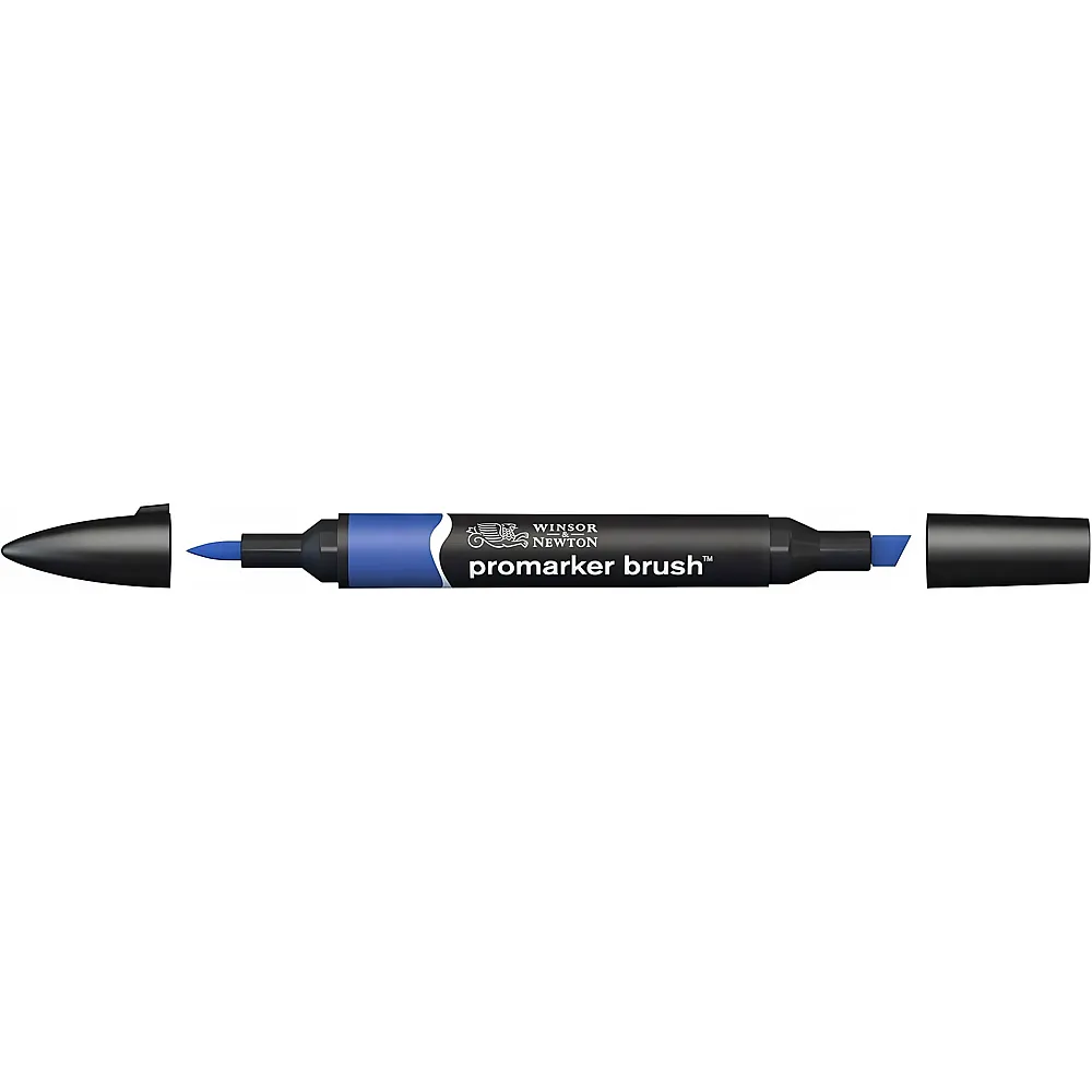 meinspielzeug - Winsor & Newton Promarker Brush mit 2 Spitzen �gyptisch Blau | Farbe & Kreide
