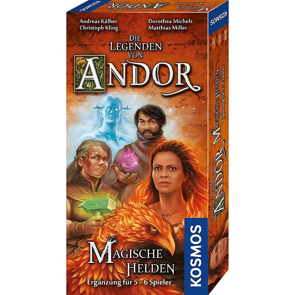 Kosmos Magische Helden: Die Legenden von Andor, Erg�nzung f�r 5-6 Spieler - Deutsch