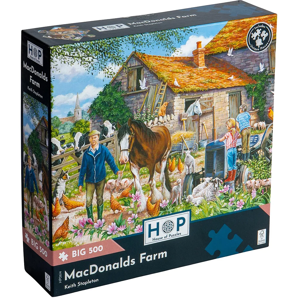 HOP - House of Puzzles MacDonalds Farm 500Teile
