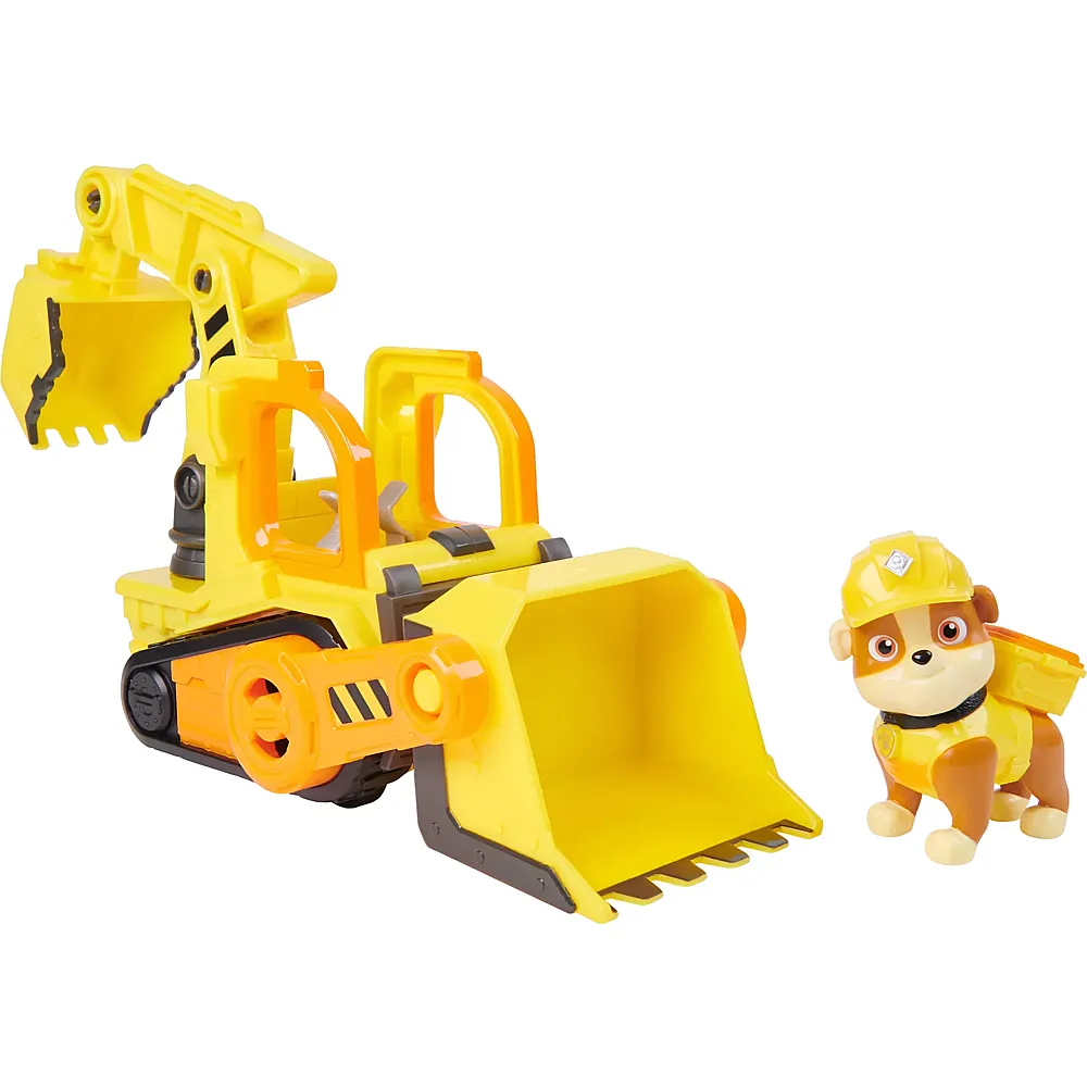 Spin Master Paw Patrol Rubble & Crew Planierraupen-Baufahrzeug mit Rubble