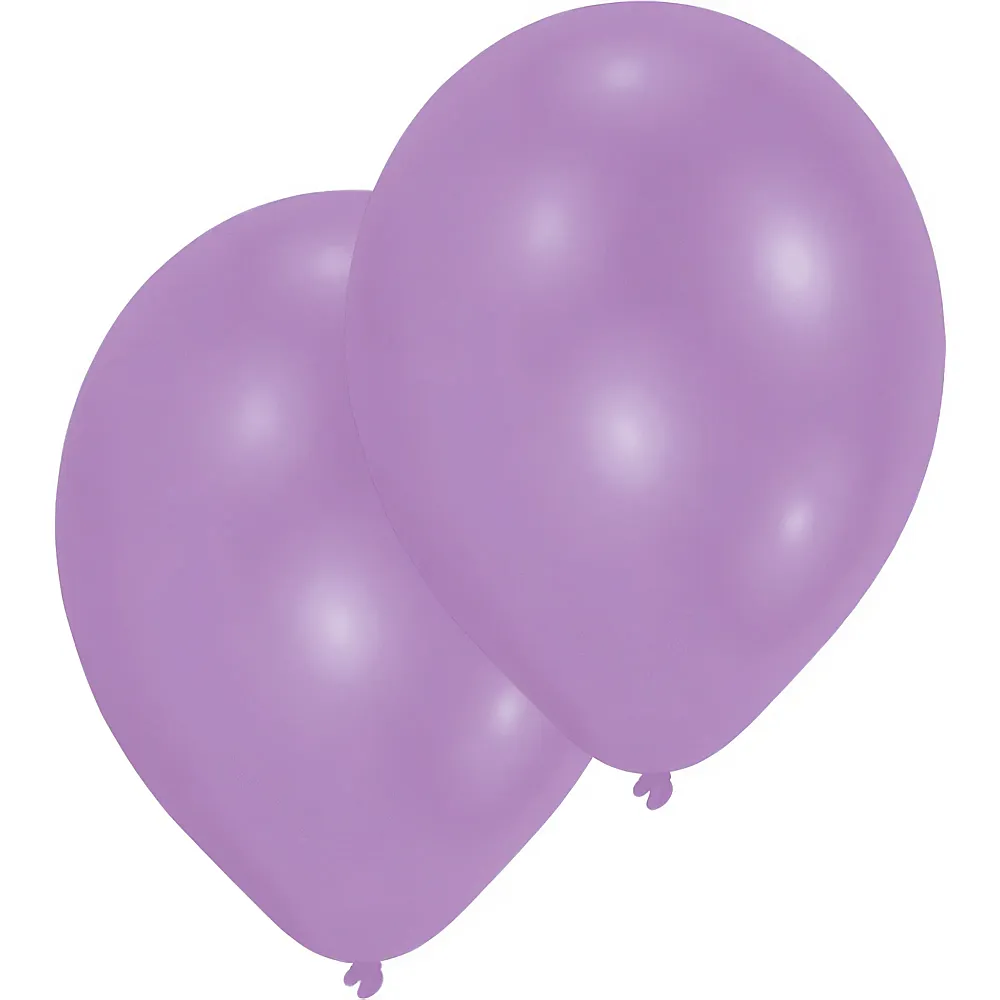 Amscan Ballone Violett 10Teile | Kindergeburtstag