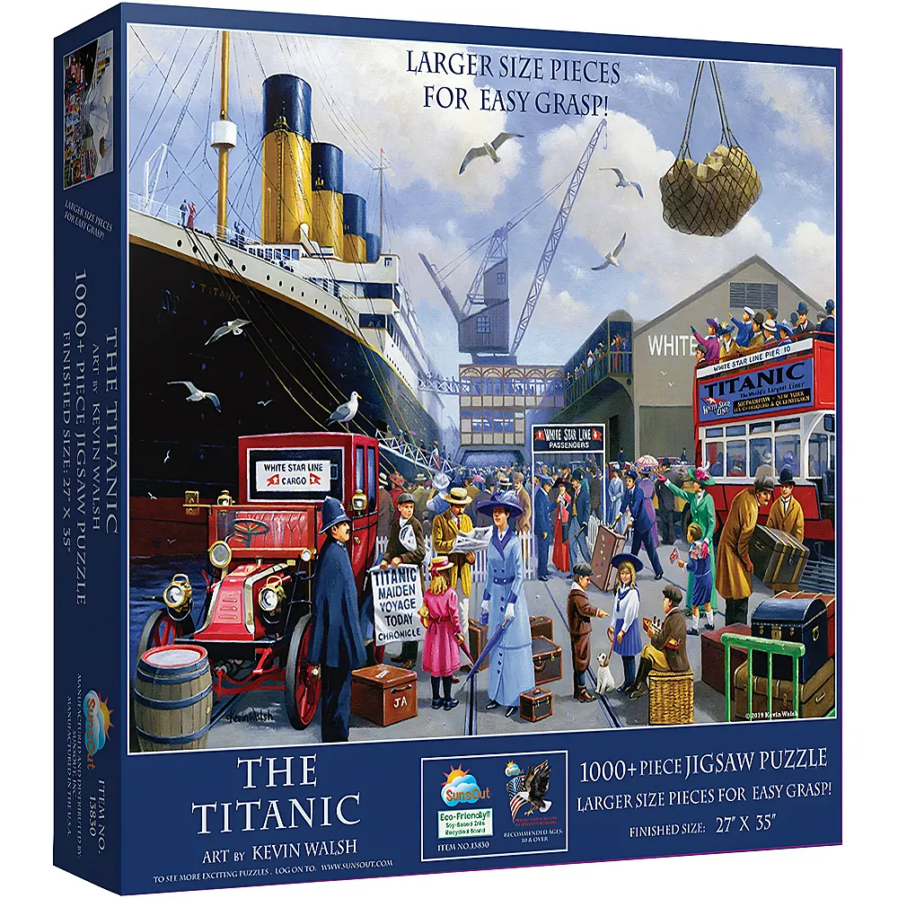 SunsOut Puzzle Keith Walsh The Titanic - 1000 Teile