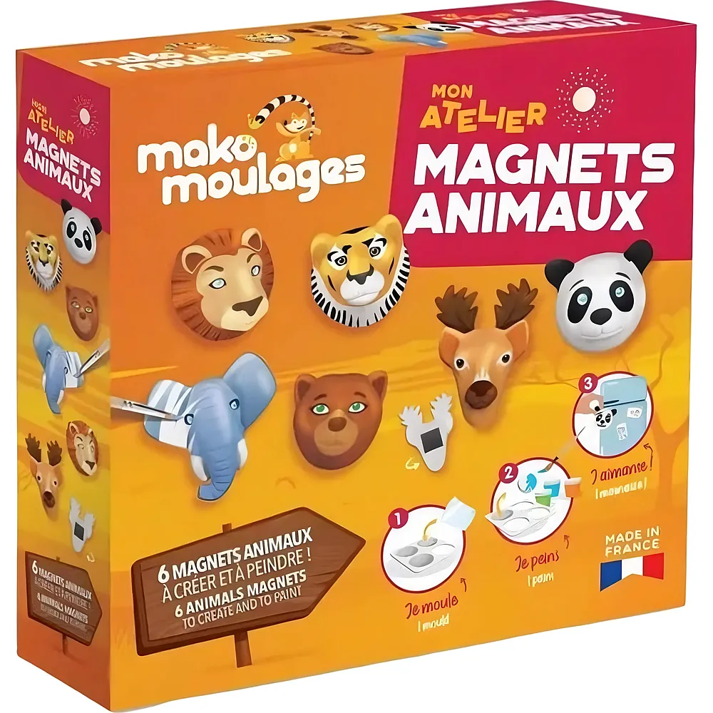 Mako Moulages Mako Mon Atelier Magnets Animaux FR