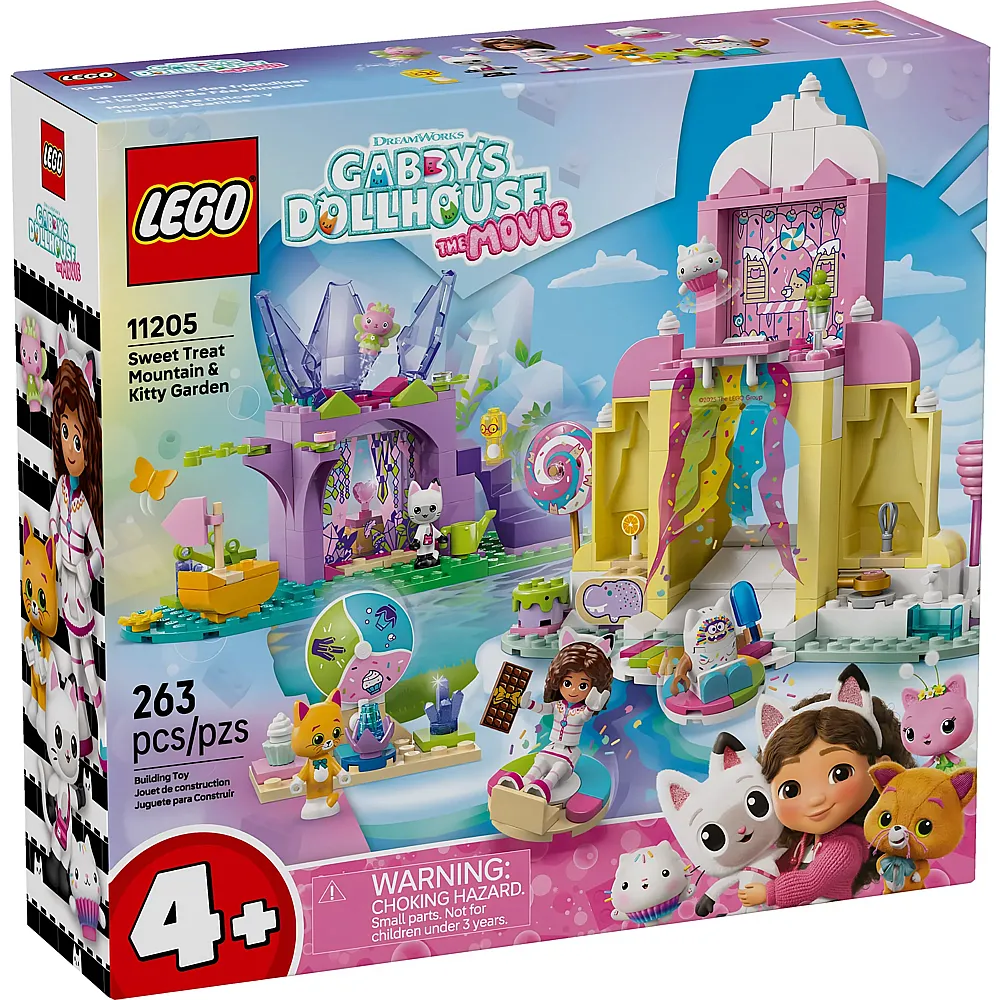 LEGO Gabby's Dollhouse Zuckerguss-Gebirge und K�tzchen-Garten 11205