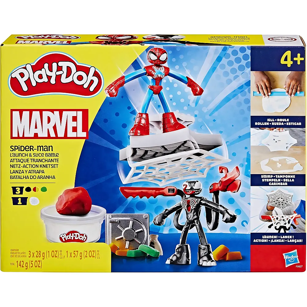 Play-Doh Spiderman Netz-Action Knetset