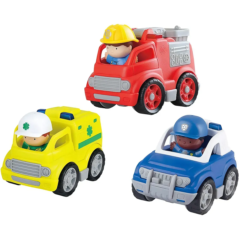 Play Rettungsfahrzeuge mit Figuren - 6 Teile