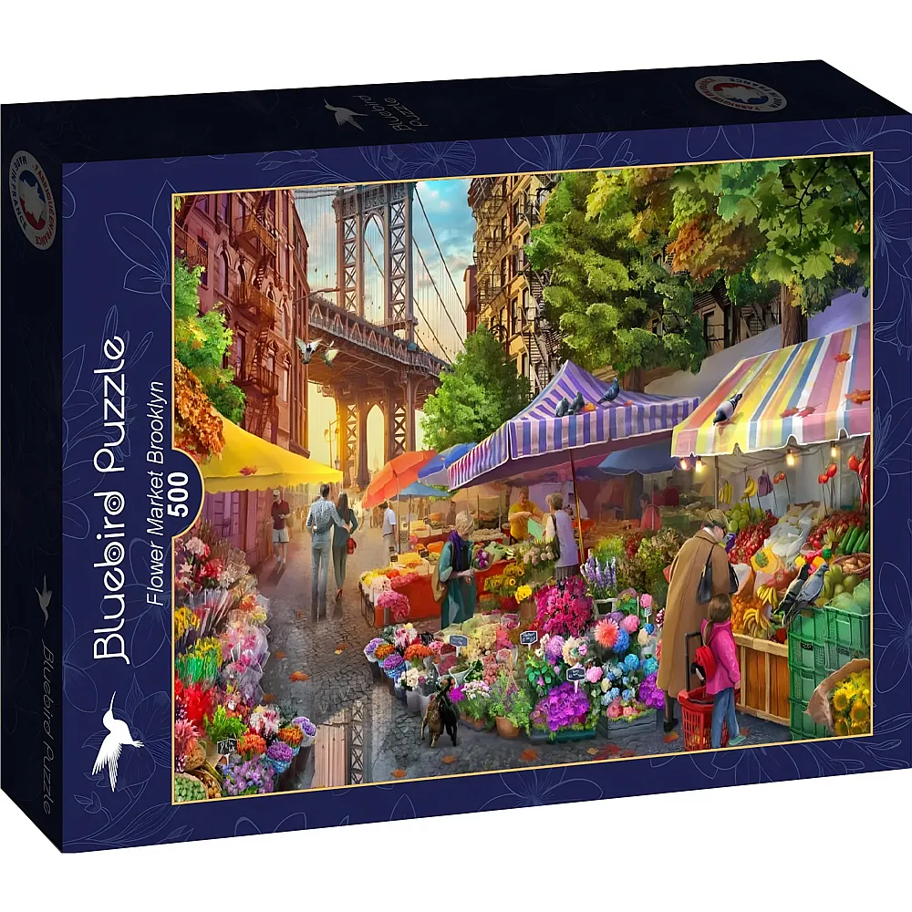 Bluebird Puzzle Flower Market Brooklyn 500Teile