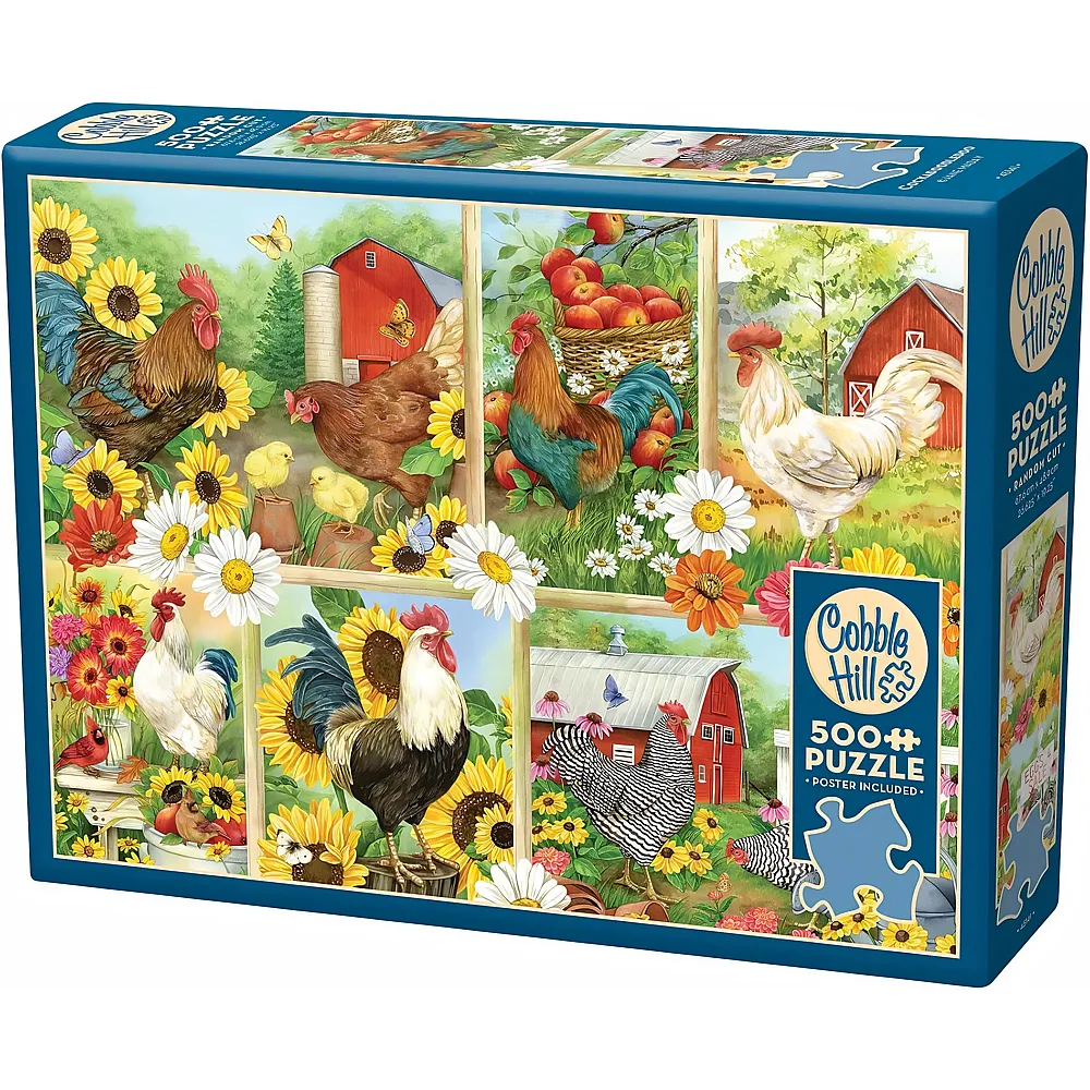Cobble Hill Puzzle Kikeriki 500Teile