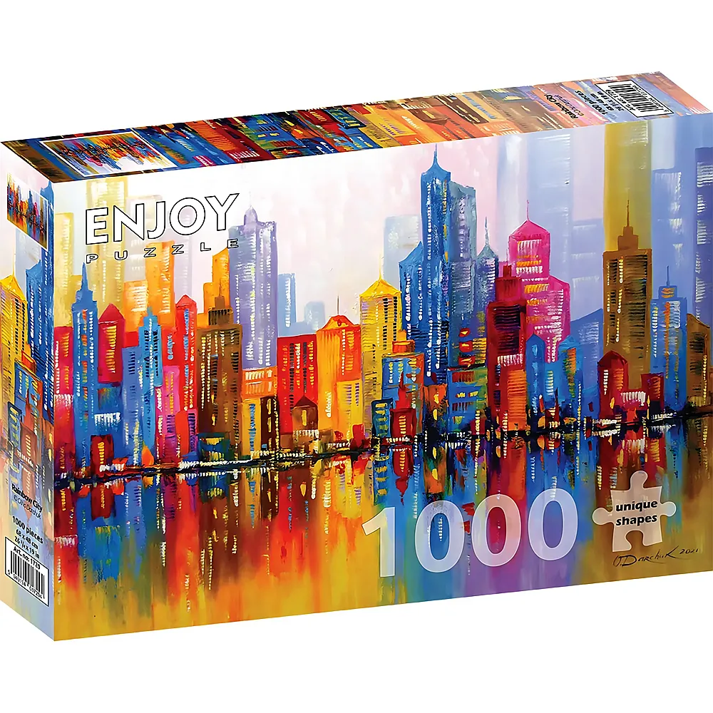 Enjoy Puzzle Rainbow City - 1000 Teile