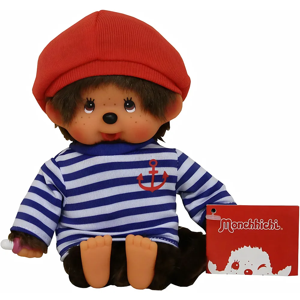 Monchhichi Sailor Beret Board Boy - 20 cm
