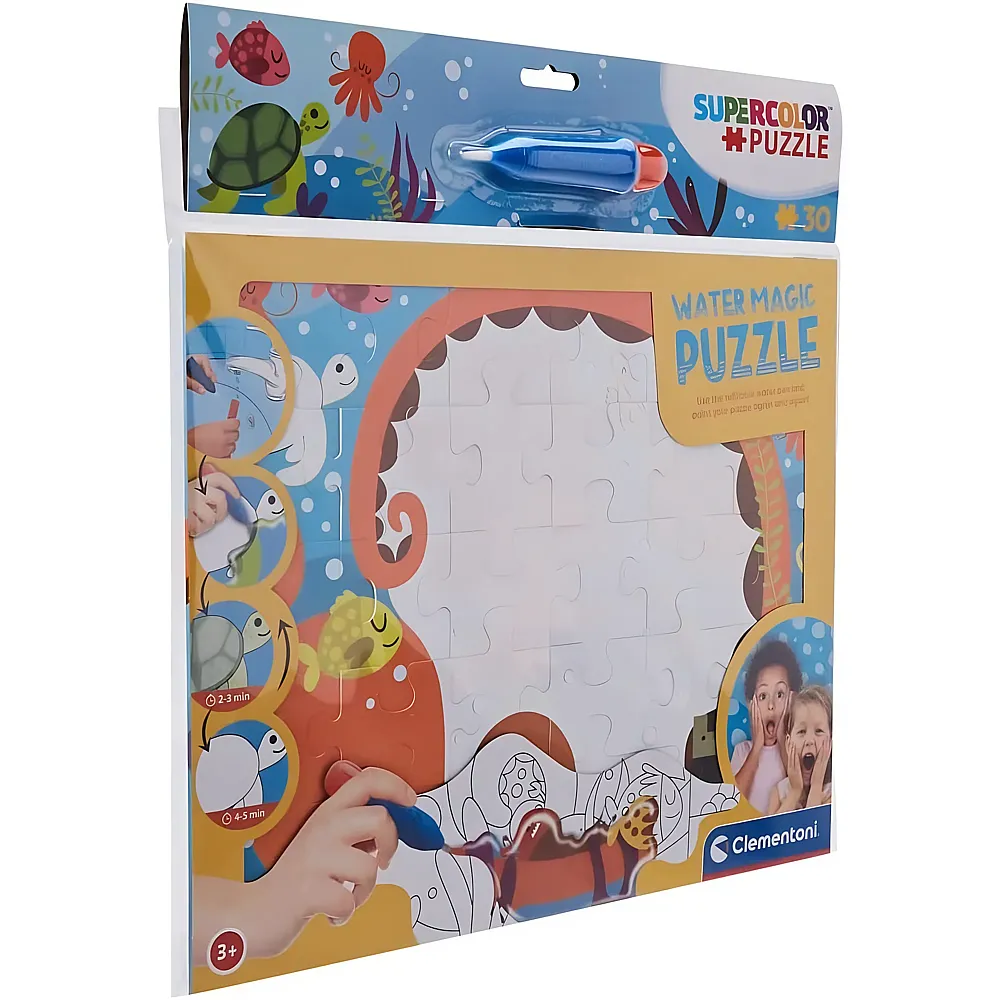 Clementoni Puzzle Supercolor Water Magic - The Deep Sea 30Teile