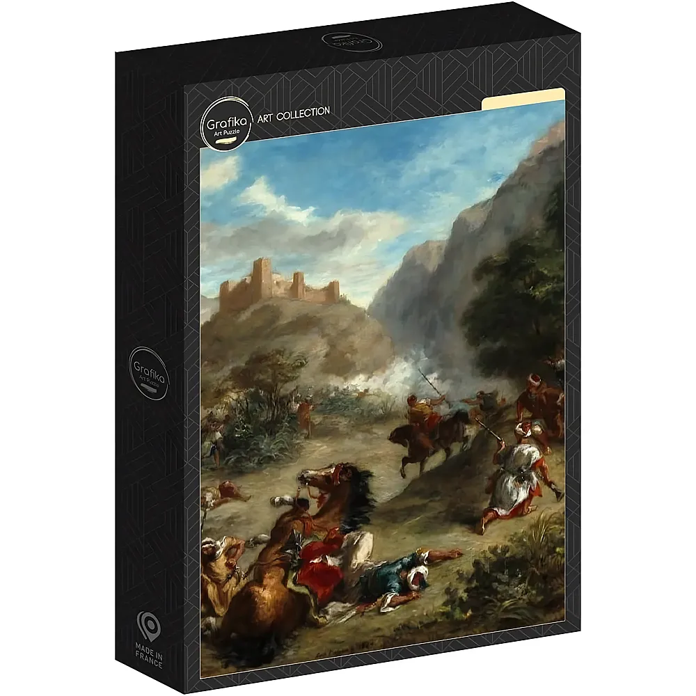 Grafika Puzzle Art Collection Eug�ne Delacroix Arabs Skirmishing in the Mountains, 1863 - 1000 Teile