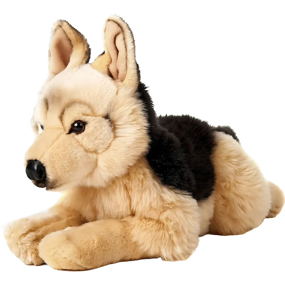 meinspielzeug - Unitoys Deutscher Sch�ferhund liegend 45cm | Hunde Pl�sch