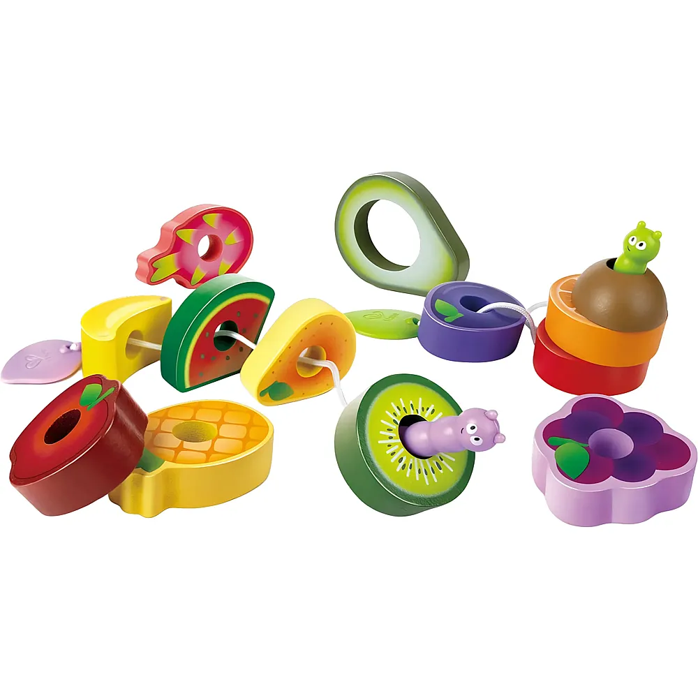 Hape Kleinkind Schlemmerraupen Obstset