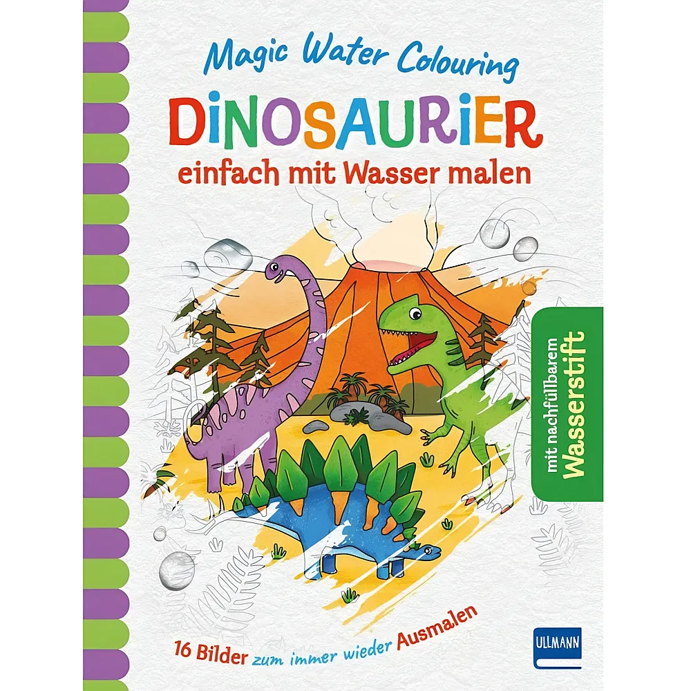 Ullmann Medien GmbH Magic Water Colouring Dinosaurier