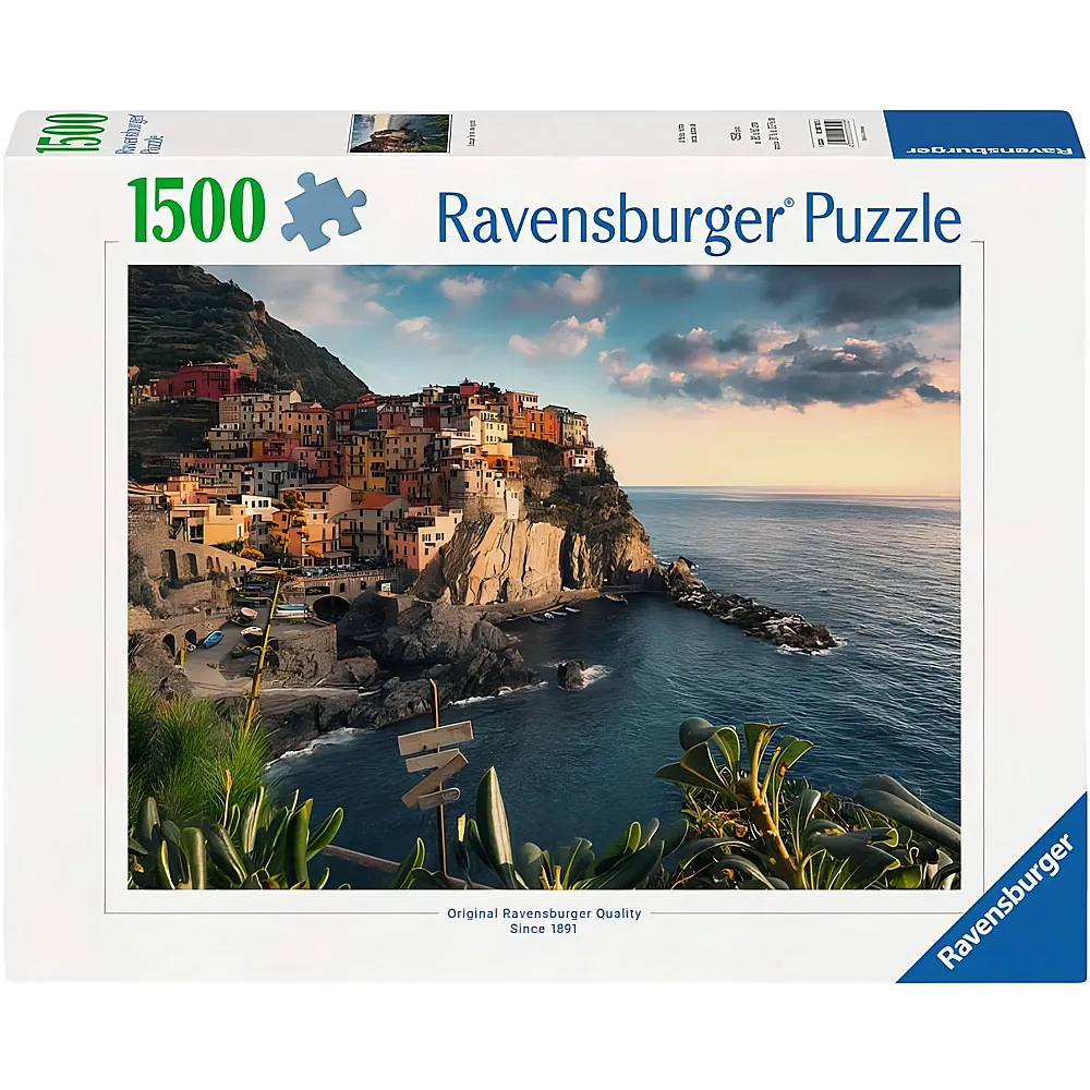 Ravensburger Puzzle Blick auf Cinque Terre 1500Teile