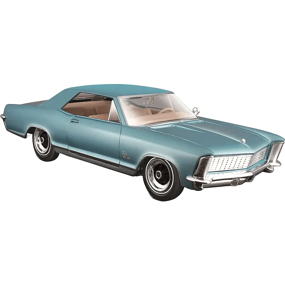 Maisto 1:24 Buick Riviera 1965 Blau - Die-Cast 1:24