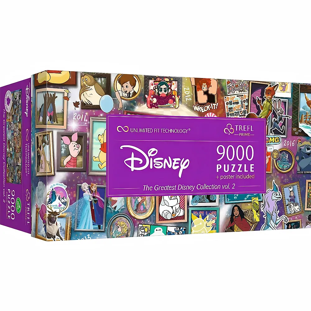 Trefl Puzzle The Greatest Disney Collection vol. 2 - 9000 Teile