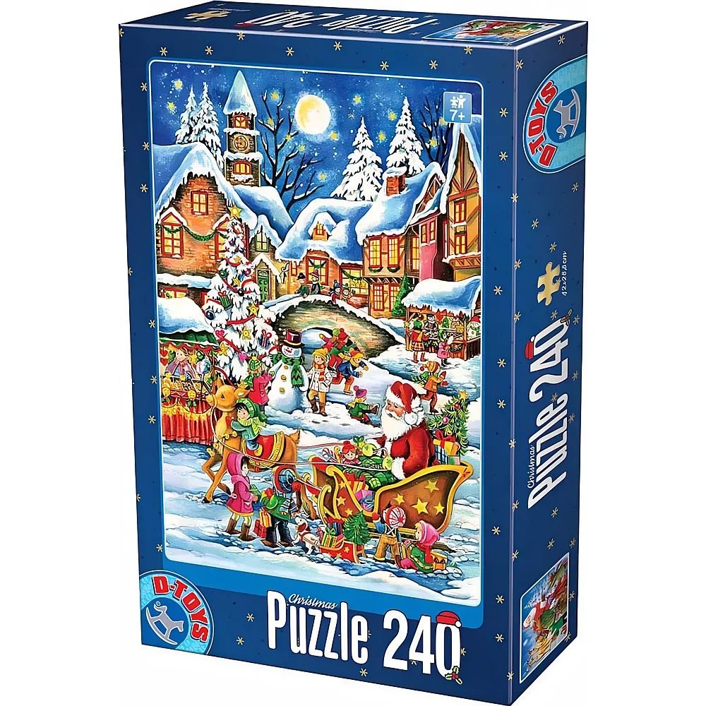 DToys Puzzle Christmas Collection Treffen mit dem Weihnachtsmann - 240 Teile