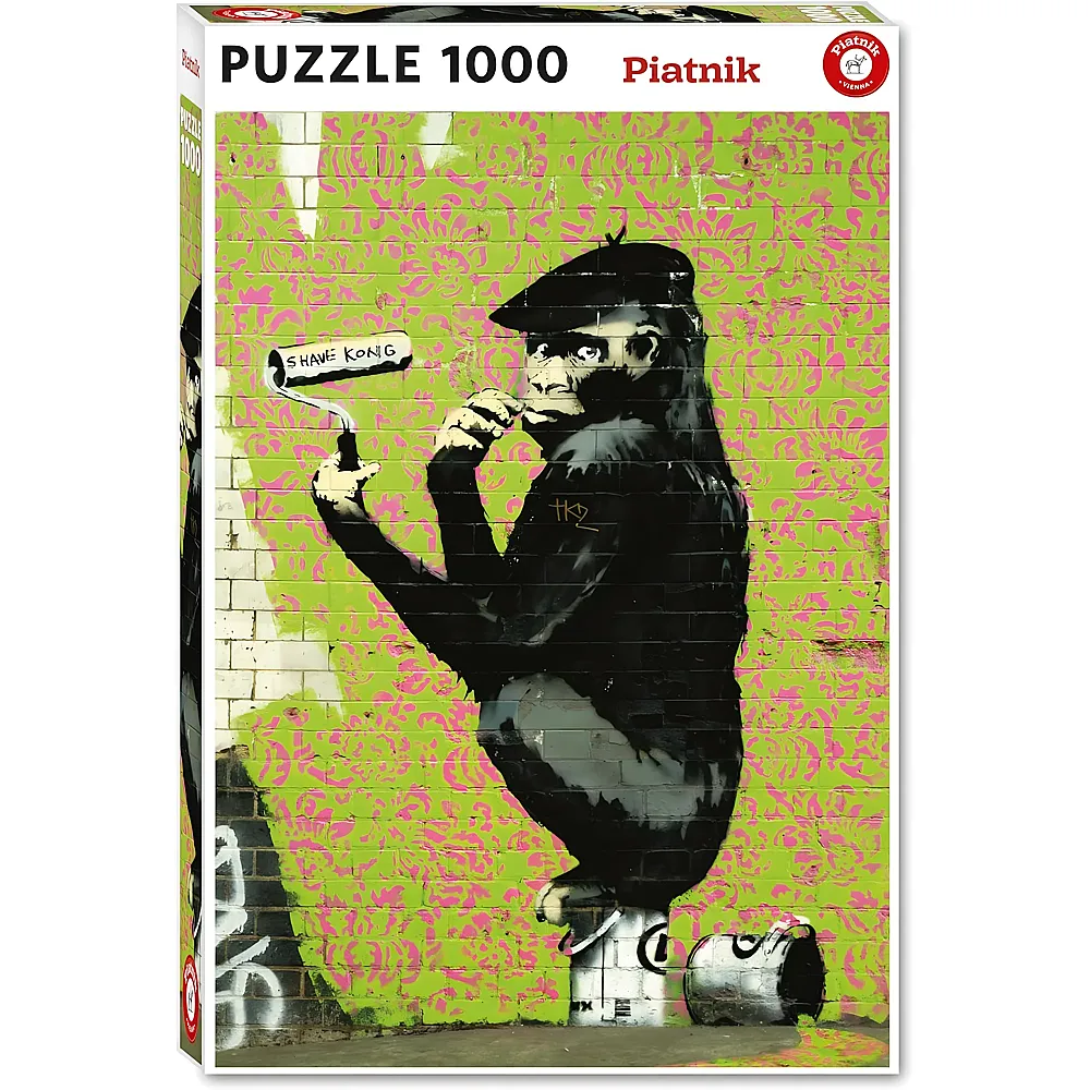 Piatnik Puzzle Banksy Roller Chimp - 1000 Teile