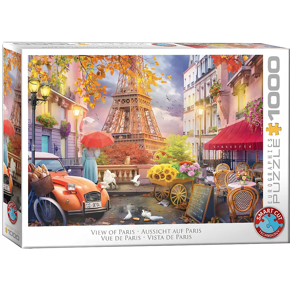 Eurographics Puzzle Aussicht auf Paris - 1000 Teile