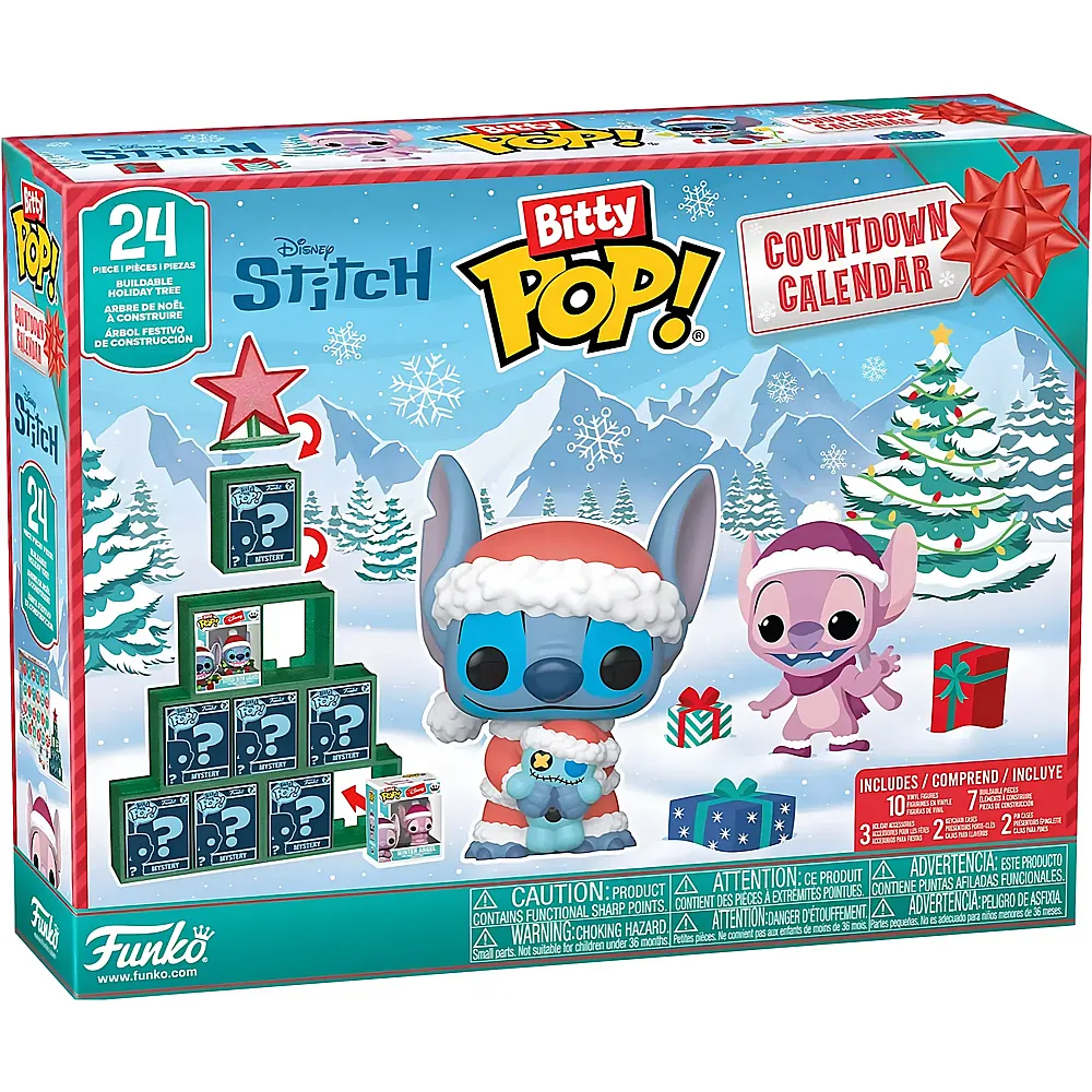 Funko Bitty Pop Lilo & Stitch Adventskalender Stitch Holiday