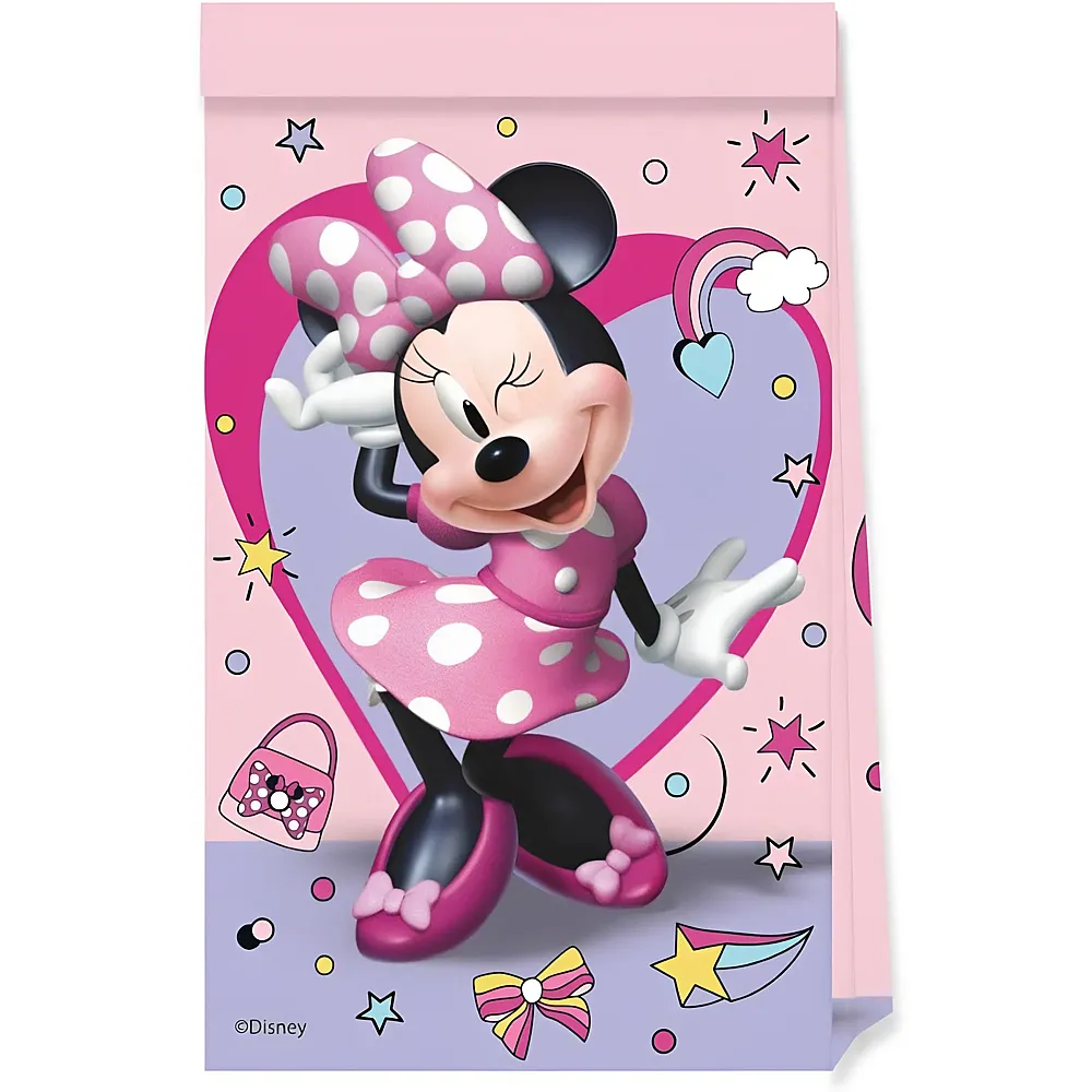 Minnie Mouse Partyt�ten Minnie Junior 4 Stk. Papier 13x22cm